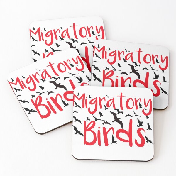 Item preview, migratory birds Migration des oiseaux designed and sold by silverass.