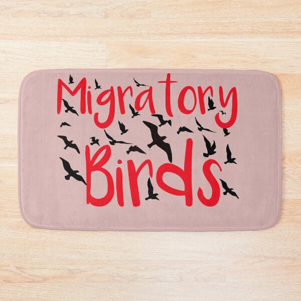 Item preview, migratory birds Migration des oiseaux designed and sold by silverass.