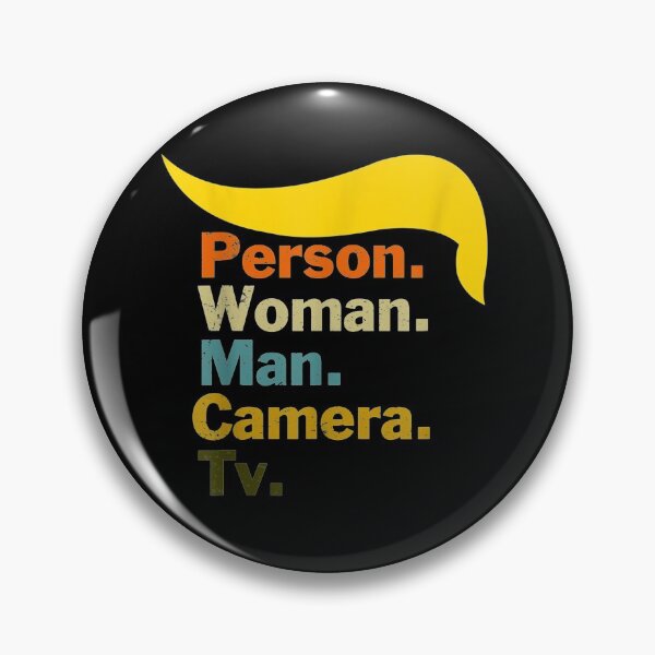 Item preview, Person Woman Man Camera Tv Cognitive Test Trump Words  designed and sold by sophiewall511.