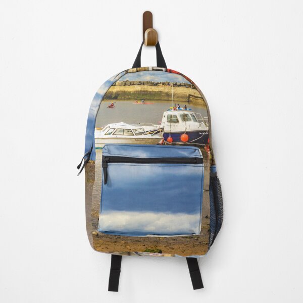 Item preview, Fishing boats in Staithes Harbour designed and sold by grumpykeith.