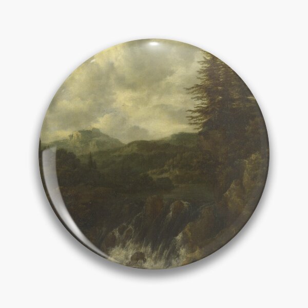 Item preview, Jacob Van Ruisdael - A Landscape With A Waterfall And A Castle On A Hill designed and sold by artcenter.
