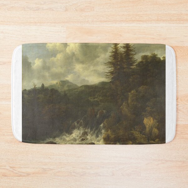 Item preview, Jacob Van Ruisdael - A Landscape With A Waterfall And A Castle On A Hill designed and sold by artcenter.