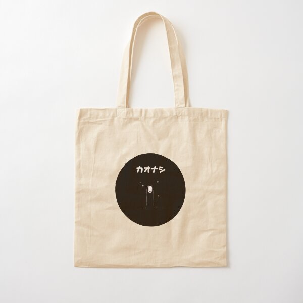 No face cute circle illustration Cotton Tote Bag