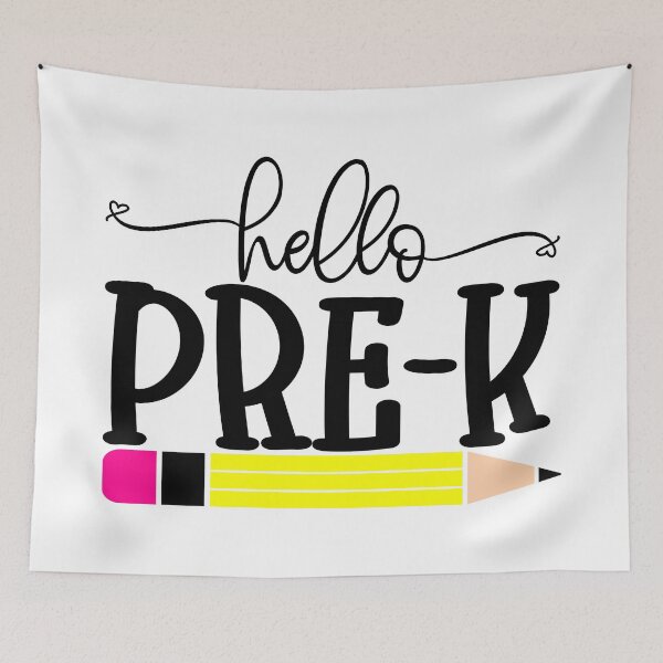 Item preview, Hello Pre k designed and sold by purpleblobart.