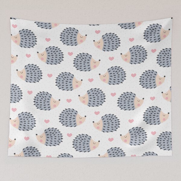 Item preview, Hedgehogs and Hearts Pattern designed and sold by markstones.