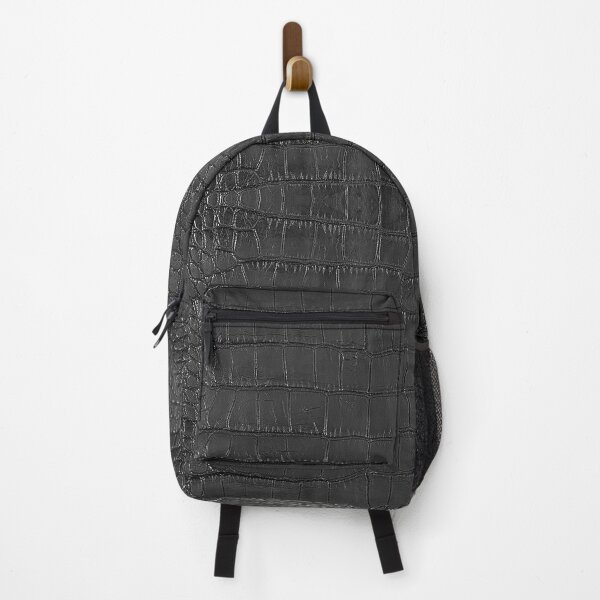 alligator print backpack