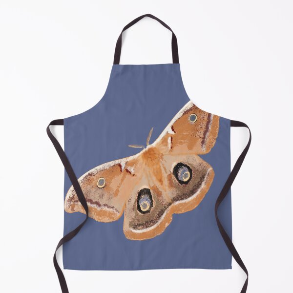 Item preview, Emperor Gum Moth (Opodiphthera eucalypti) Tiled on Blue designed and sold by ChrissyWild.