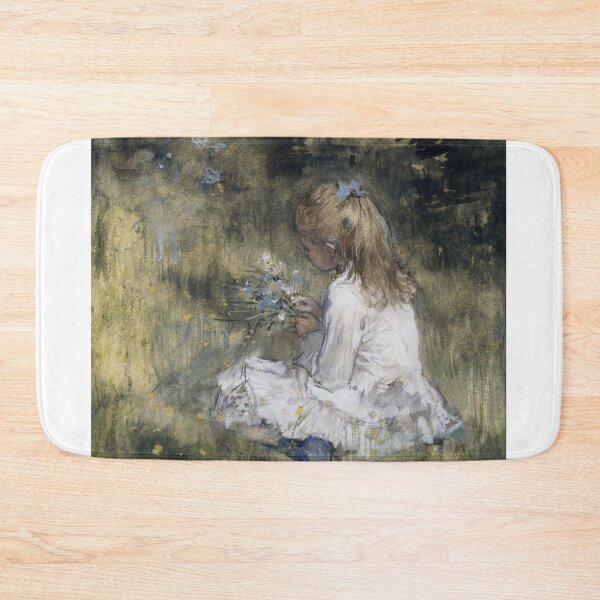 Item preview, Jacob Maris - A Girl With Flowers On The Grass, 1878 designed and sold by artcenter.