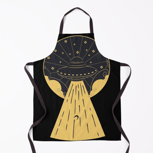 Item preview, Retro design of flying ufo ship designed and sold by AnnArtshock.