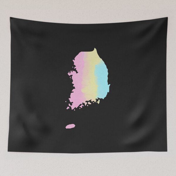 Item preview, South Korea Map | 한국 | Travel | Island | Retro designed and sold by Akinno.