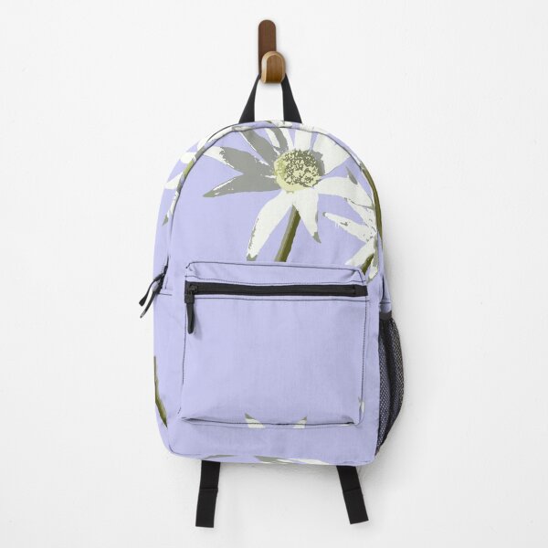 Item preview, Flannel Flowers (Actinotus helianthi) on lilac designed and sold by ChrissyWild.