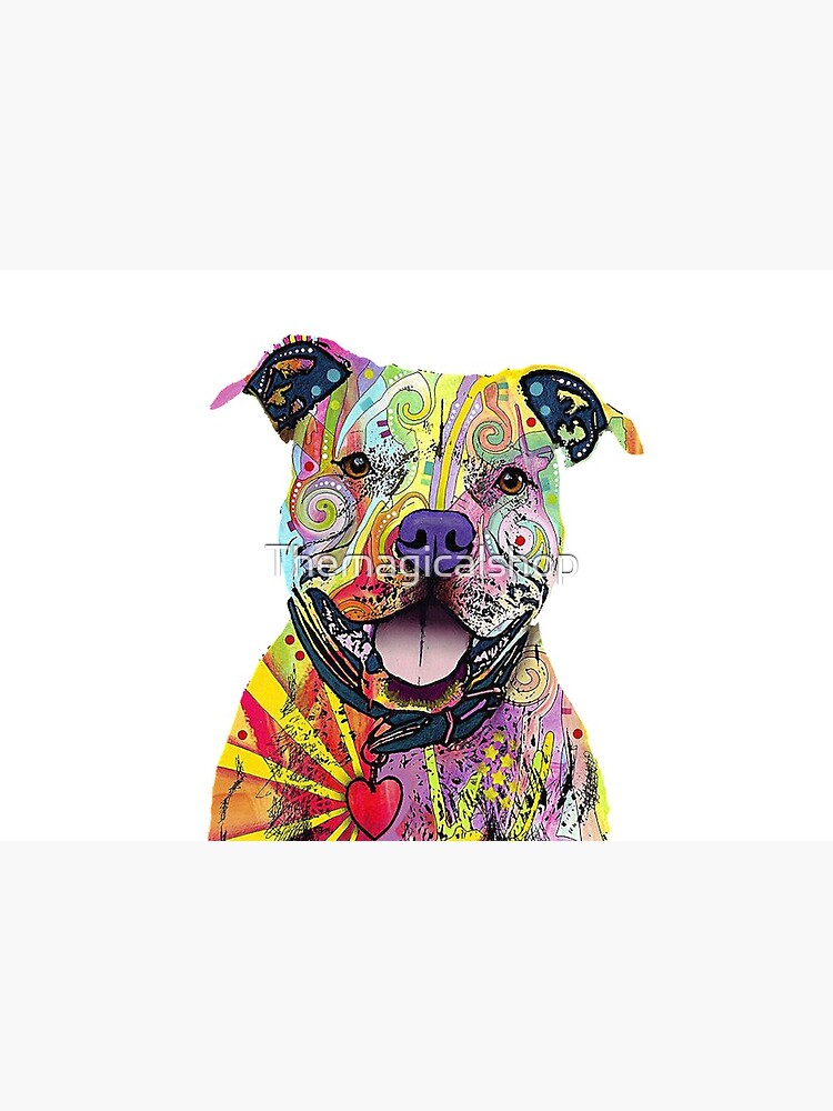 PitBull T-Shirts Colourful Pit Bulls T-Shirt by Themagicalshop
