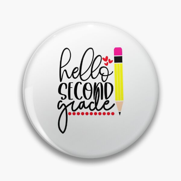 Item preview, Hello second grade designed and sold by purpleblobart.
