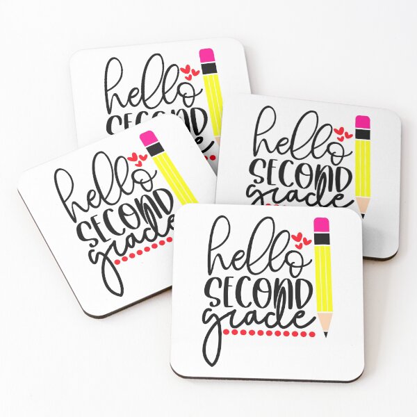 Item preview, Hello second grade designed and sold by purpleblobart.
