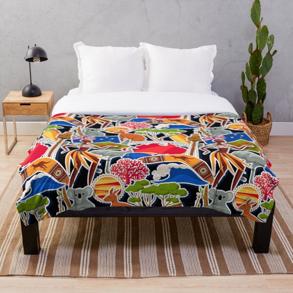 Item preview, Australian aboriginal art Australia in one designed and sold by KsKouture.
