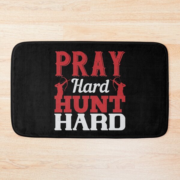 Item preview, Pray Hard Hunt Hard designed and sold by GoodVibeDesign.