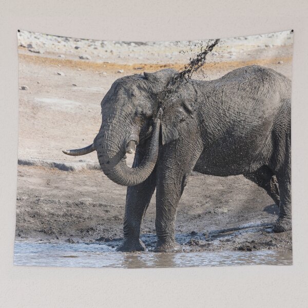 Item preview, Elephant mud-bath designed and sold by AnthonyZed.