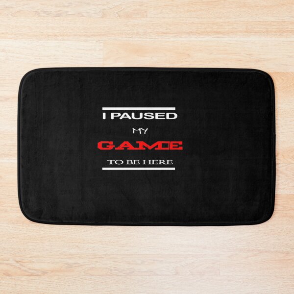 Item preview, PAUSED THE GAME designed and sold by joy81.