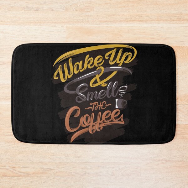 Item preview, Wake up smells the coffee funny apparel designed and sold by coffeeapparel.