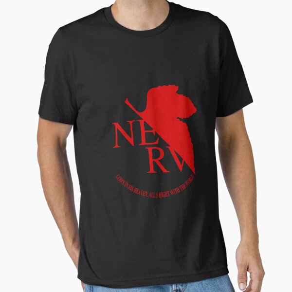 Vista previa del artículo con la obra «NERV Red Logo», diseñado y vendido por Sam  Wong.