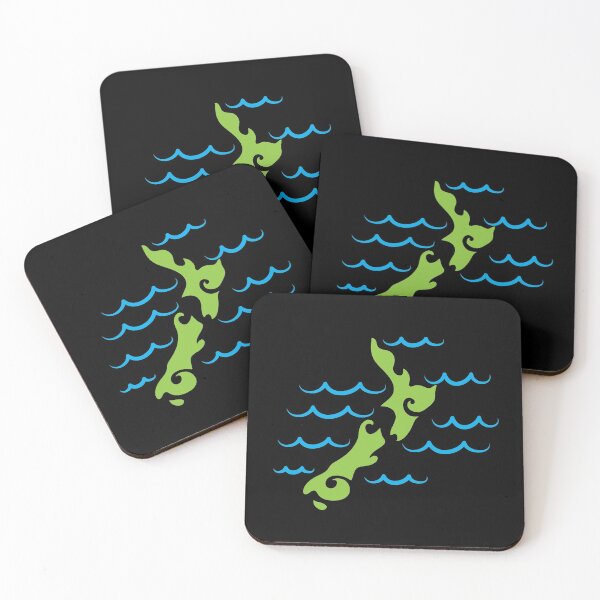 Item preview, Tribal green New Zealand map on the water designed and sold by jazzydevil.