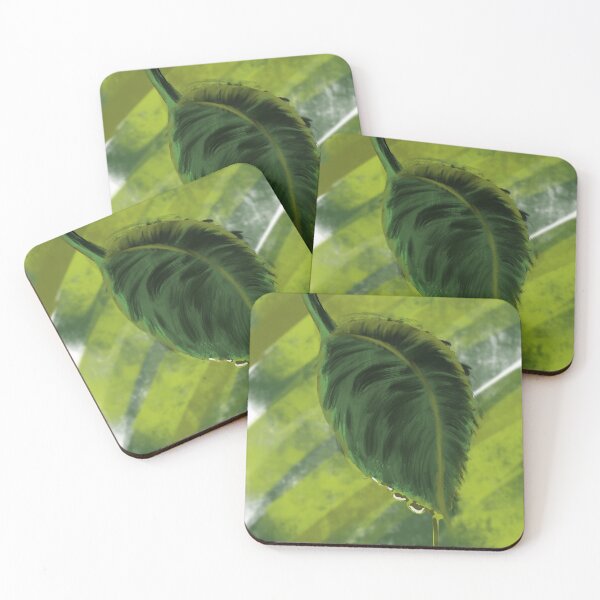 Item preview, Green leaf and droplet designed and sold by Dave1974.
