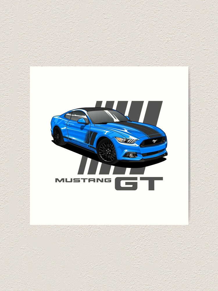 Targa Decorativa Ford Mustang Blu - Placca Metallica Vintage 30x40cm Per Appassionati Auto - Foto 9