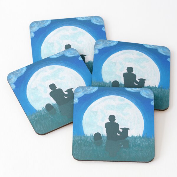 Aperçu de l'œuvre Lune bleue créée et vendue par CloudyCreativa.