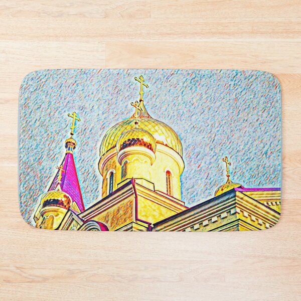 Item preview, Orthodox church with shining domes designed and sold by helenkaiy.