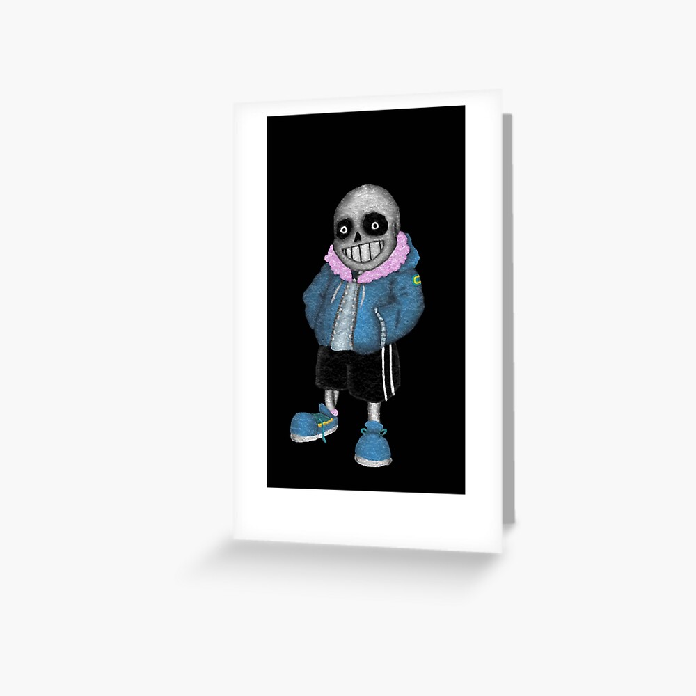 Horror Sans Bitty Postcard for Sale by MoonRushers