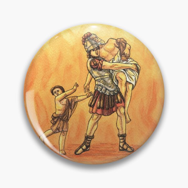 Item preview, Aeneas and the flight from Troy designed and sold by CloudyCreativa.