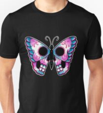 Sugar Skull Butterfly Tattoo Flash Unisex T-Shirt