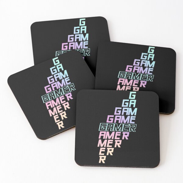 Item preview, Gamer holographic typography designed and sold by Infdesigner.
