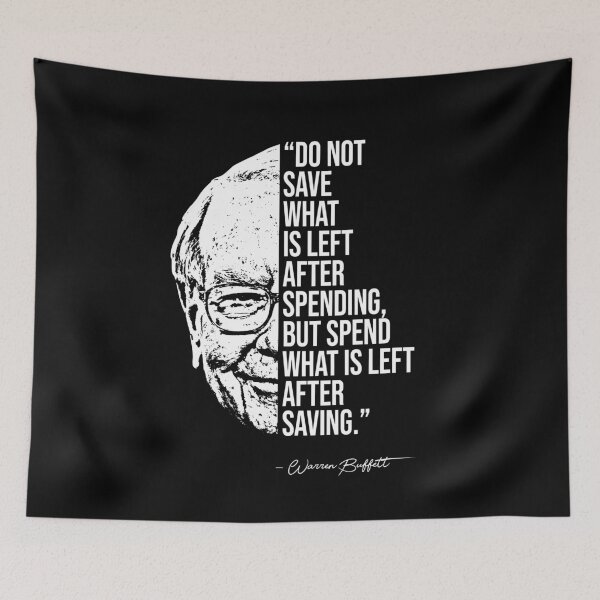 Item preview, Warren Buffett quotes, quote designed and sold by madkitten.
