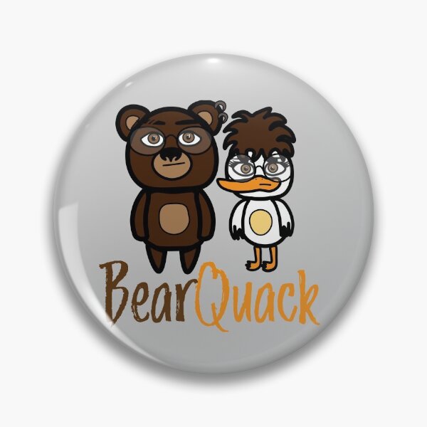Item preview, BearQuack with glasses blank face designed and sold by BearQuack.