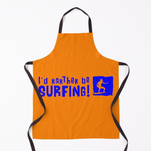 Item preview, I'd rather be Surfing! Blue Logo designed and sold by Logo-A-GoGo.