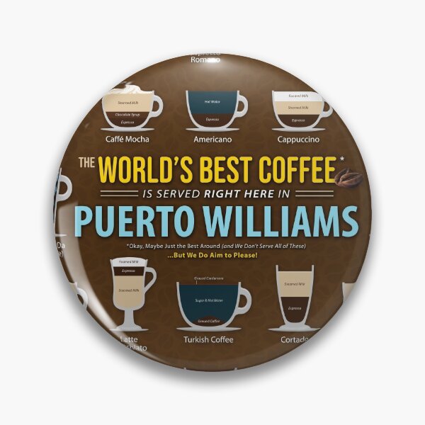 Item preview, Puerto Williams, Chile, Magallanes Coffee Types Chart designed and sold by Coffee-Meme.