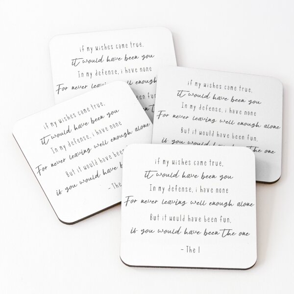 Item preview, The 1 lyrics (Folklore Taylor Swift) designed and sold by Asraeyla.