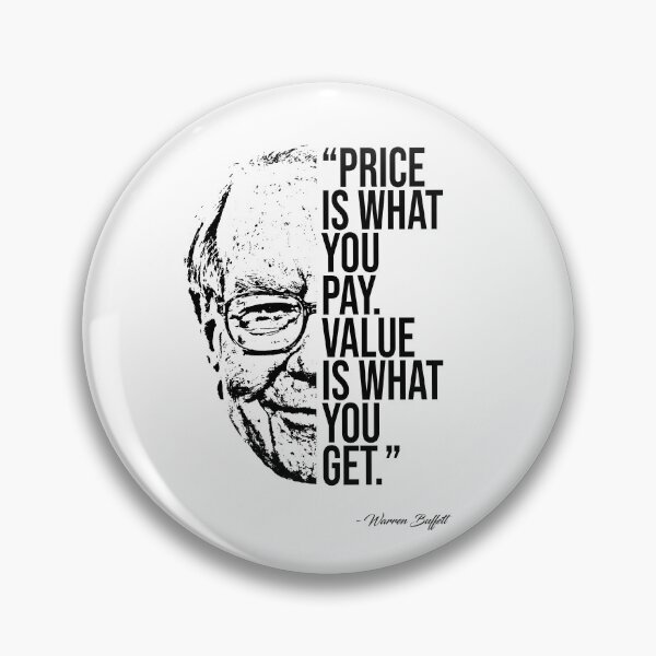 Item preview,  Warren Buffett quotes, quote designed and sold by madkitten.