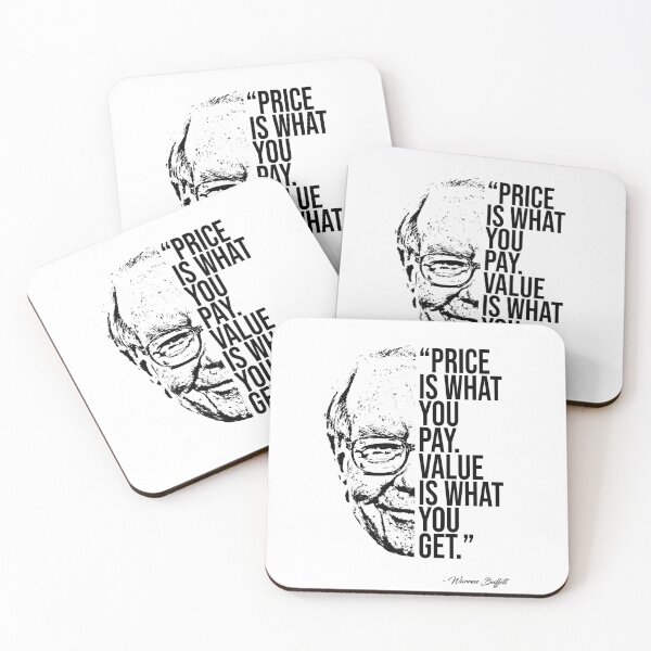 Item preview,  Warren Buffett quotes, quote designed and sold by madkitten.