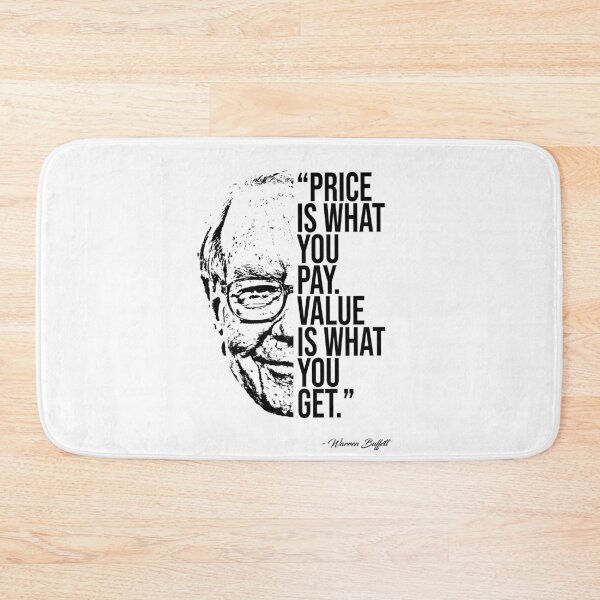 Item preview,  Warren Buffett quotes, quote designed and sold by madkitten.