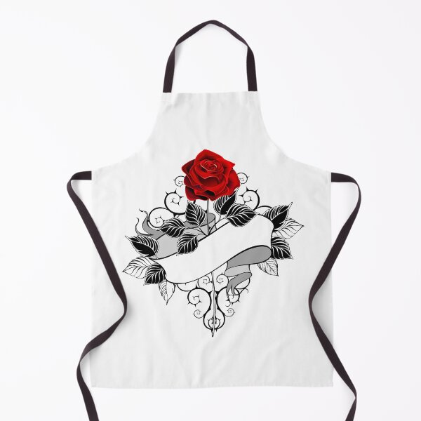 Item preview, Red Rose with Ribbon designed and sold by Blackmoon9.