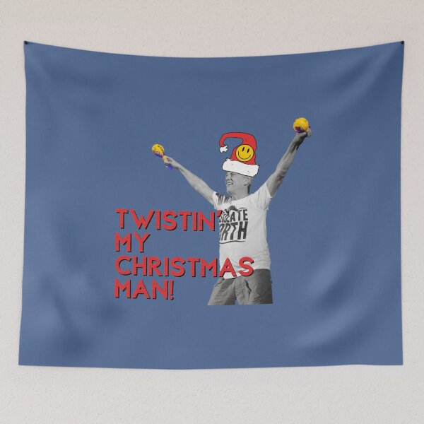 Item preview, Twisting My Christmas Man - Mad For It Bez / Happy Mondays Christmas Design designed and sold by raretshirtsuk.