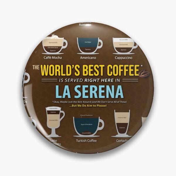 Item preview, La Serena, Chile Coffee Types Chart designed and sold by Coffee-Meme.