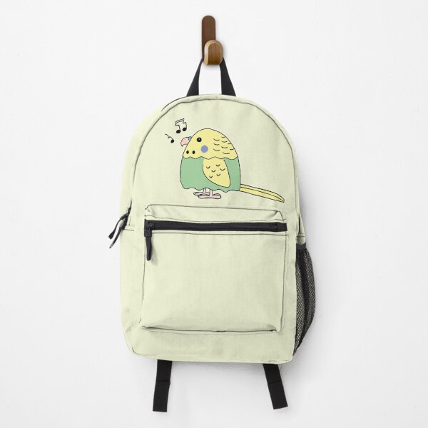 Item preview, Chubby green yellow singing budgie designed and sold by Koalaslifestyle.
