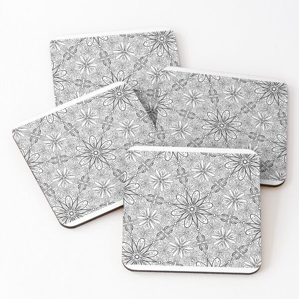 Item preview, Floral mandala pattern designed and sold by GypsyDreamArt.