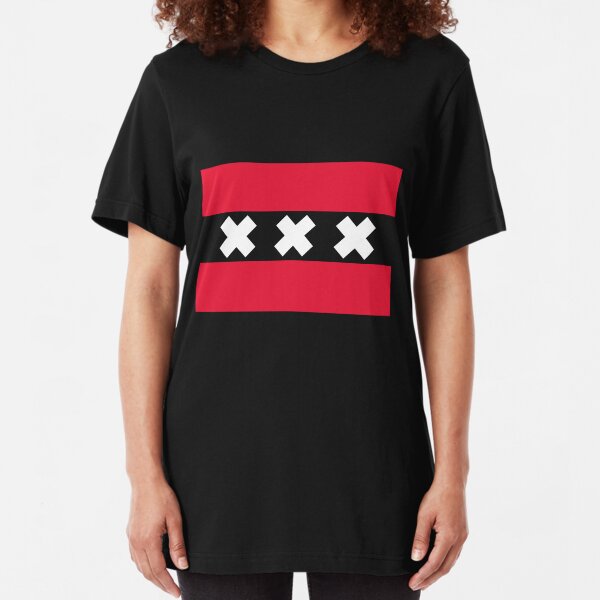 Flag of Amsterdam Slim Fit T-Shirt