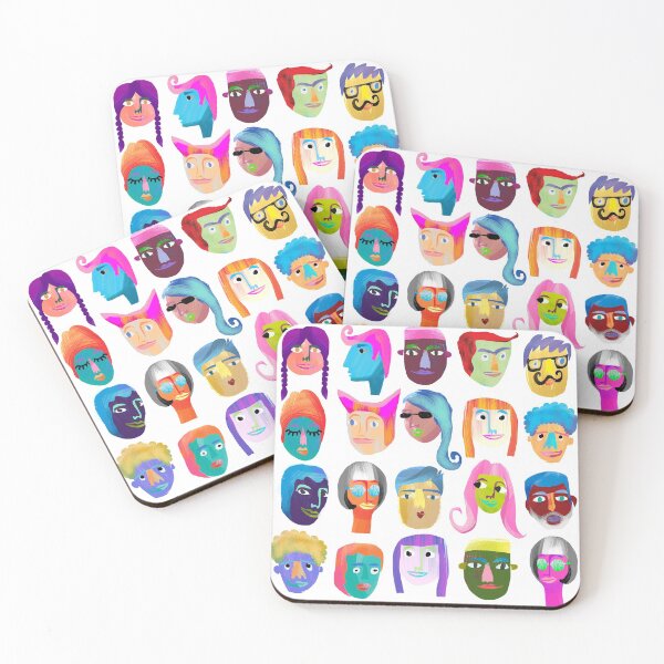 Item preview, Rainbow faces designed and sold by KarenEdward.