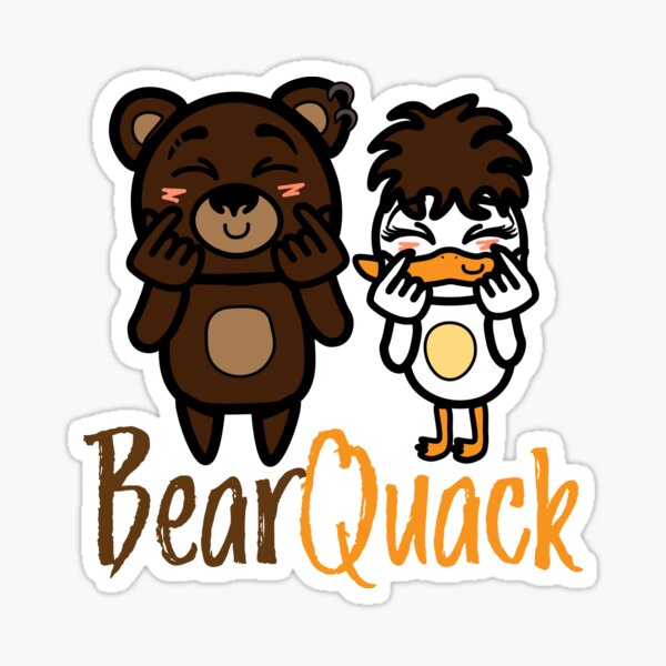 Vista previa del artículo con la obra «BearQuack Hearts», diseñado y vendido por BearQuack.