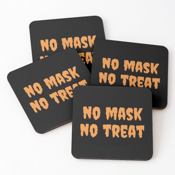 Item preview, No Mask No Treat Social Distancing Halloween   designed and sold by CrystalCrush.